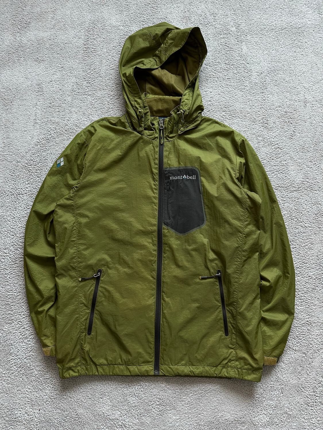 몽벨 고프코어 바람막이 올리브그린 올리브카키  상품이미지1