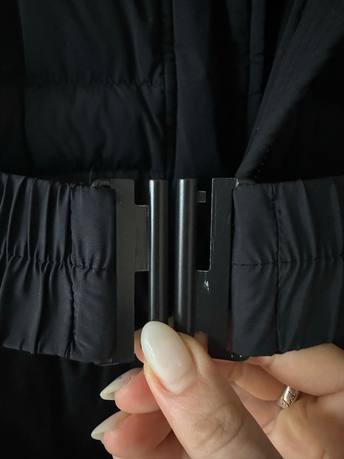 로엠 폭스퍼 롱패딩 M 상품이미지4