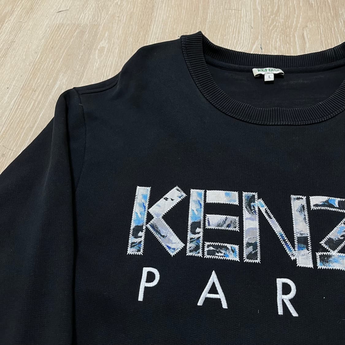 겐조 Kenzo PARIS 자수 빅로고 맨투맨 L(100) 상품이미지2