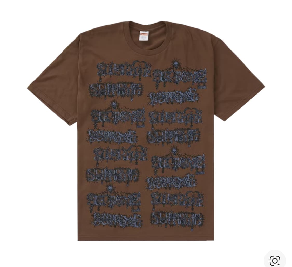 슈프림 웜뱃 티셔츠 브라운 Wombat T-shirt 상품이미지3