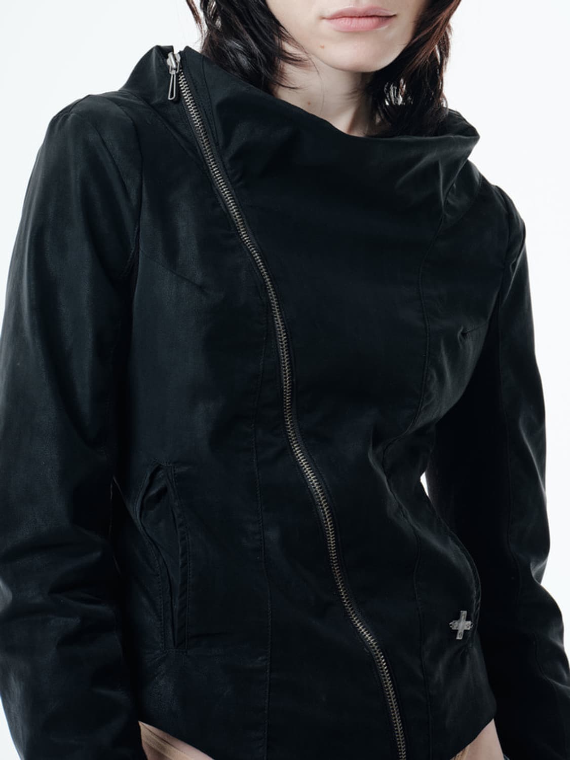 2000 아카이브스 KAEL DRAPED JACKET (BLACK) 상품이미지4