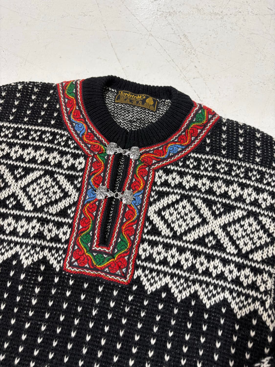 70-80‘s vtg Nordstrikk wool Sweater. 상품이미지5