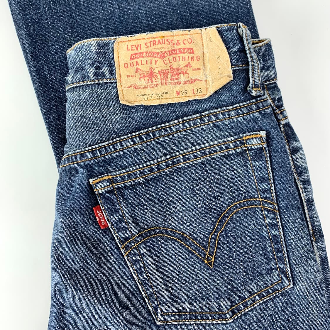[29x33] 00s 리바이스 517 데님 팬츠 상품이미지7