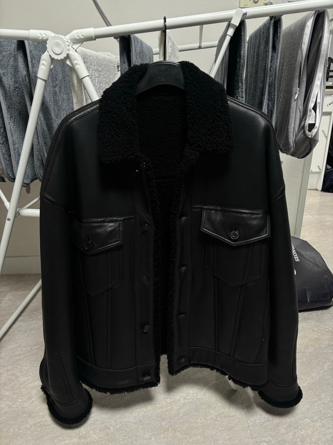 준지 트러커 무스탕 상품이미지2