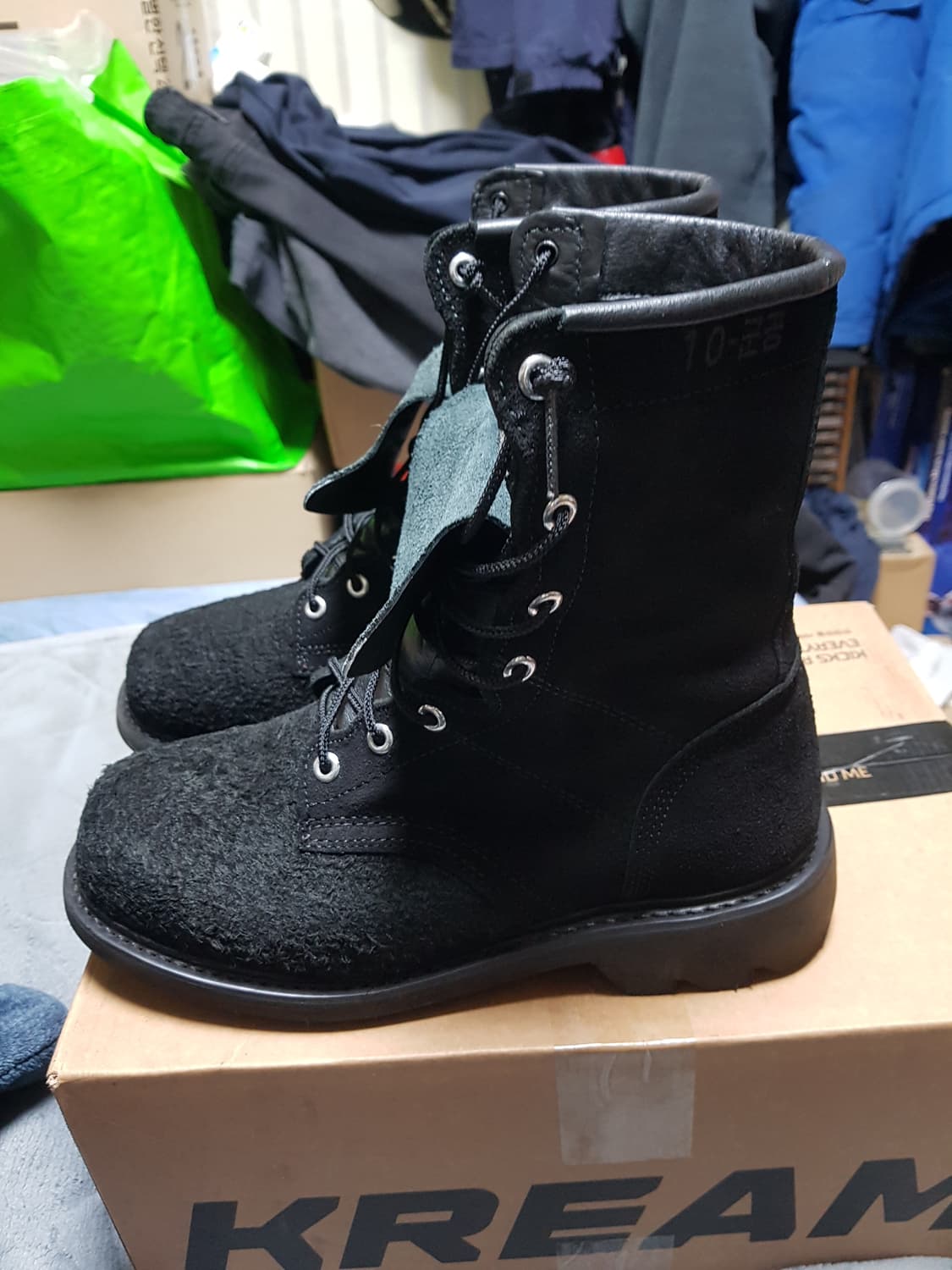 해병대 개선 봉합식 전투화 군화 255L 판매 상품이미지2