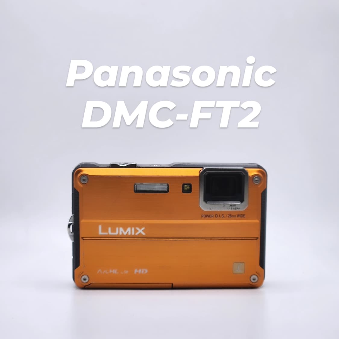 작례⭕️ 파나소닉 루믹스 DMC-FT2 오렌지 디지털카메라 상품이미지1