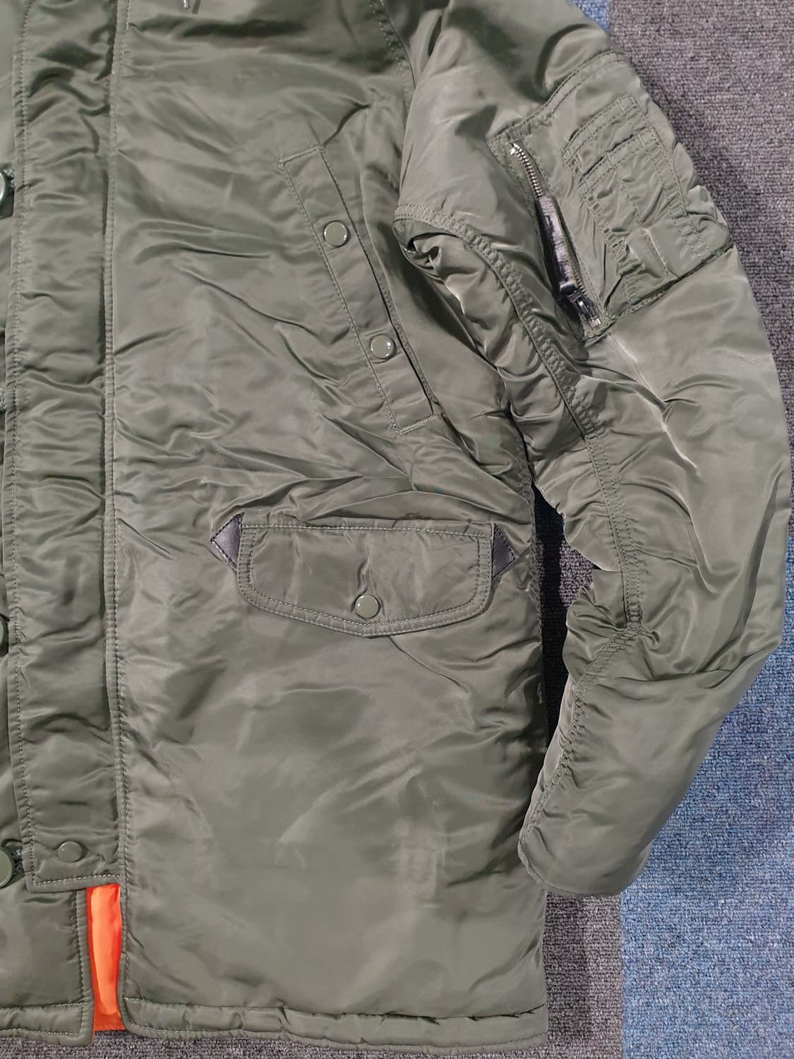 알파인더스트리 N-3B 카키 야상 S 상품이미지3