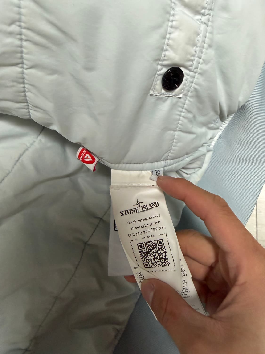 스톤아일랜드 크링클랩스 후드 자켓 M 상품이미지5