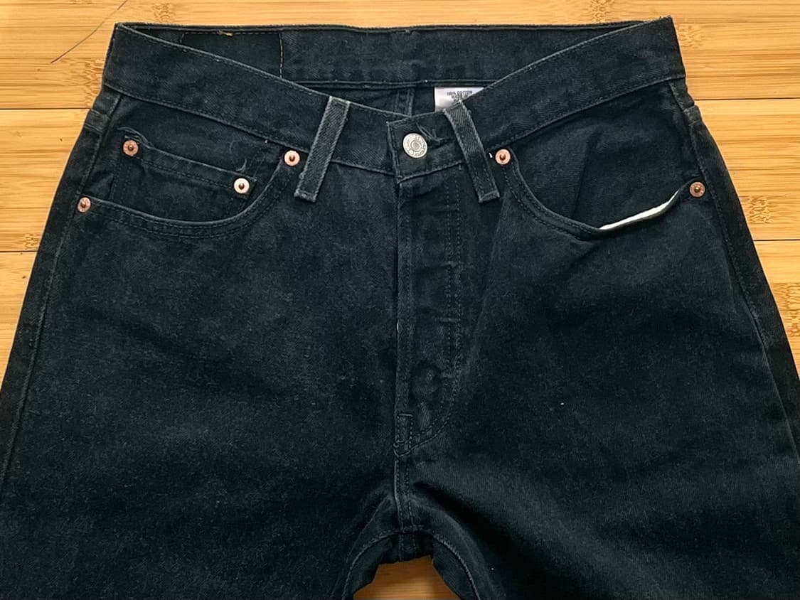 리바이스 501 블랙진 데님팬츠 W31 L32 상품이미지3