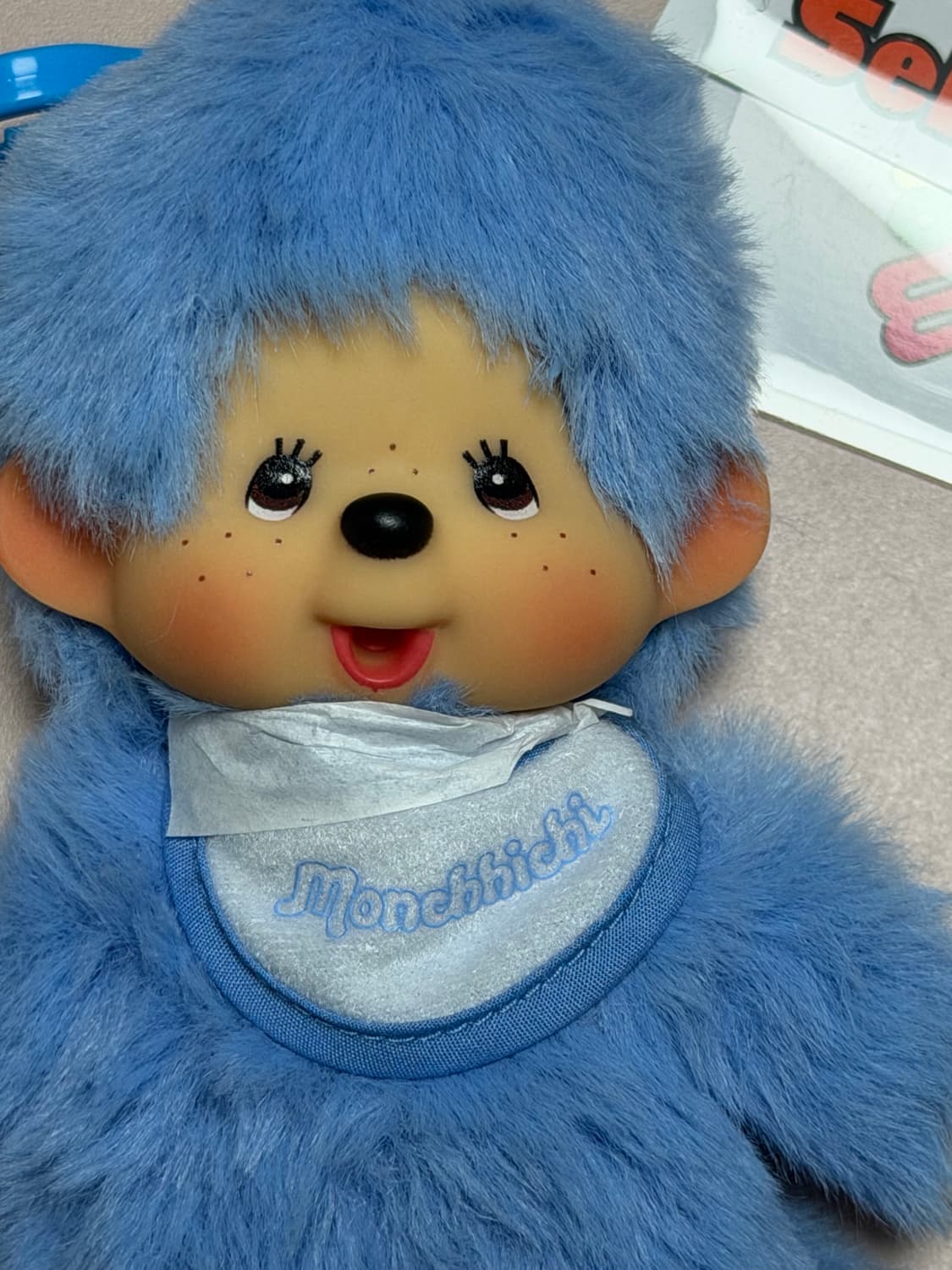 유럽 뉴컬러 몬치치 키링 형광블루💙 상품이미지2