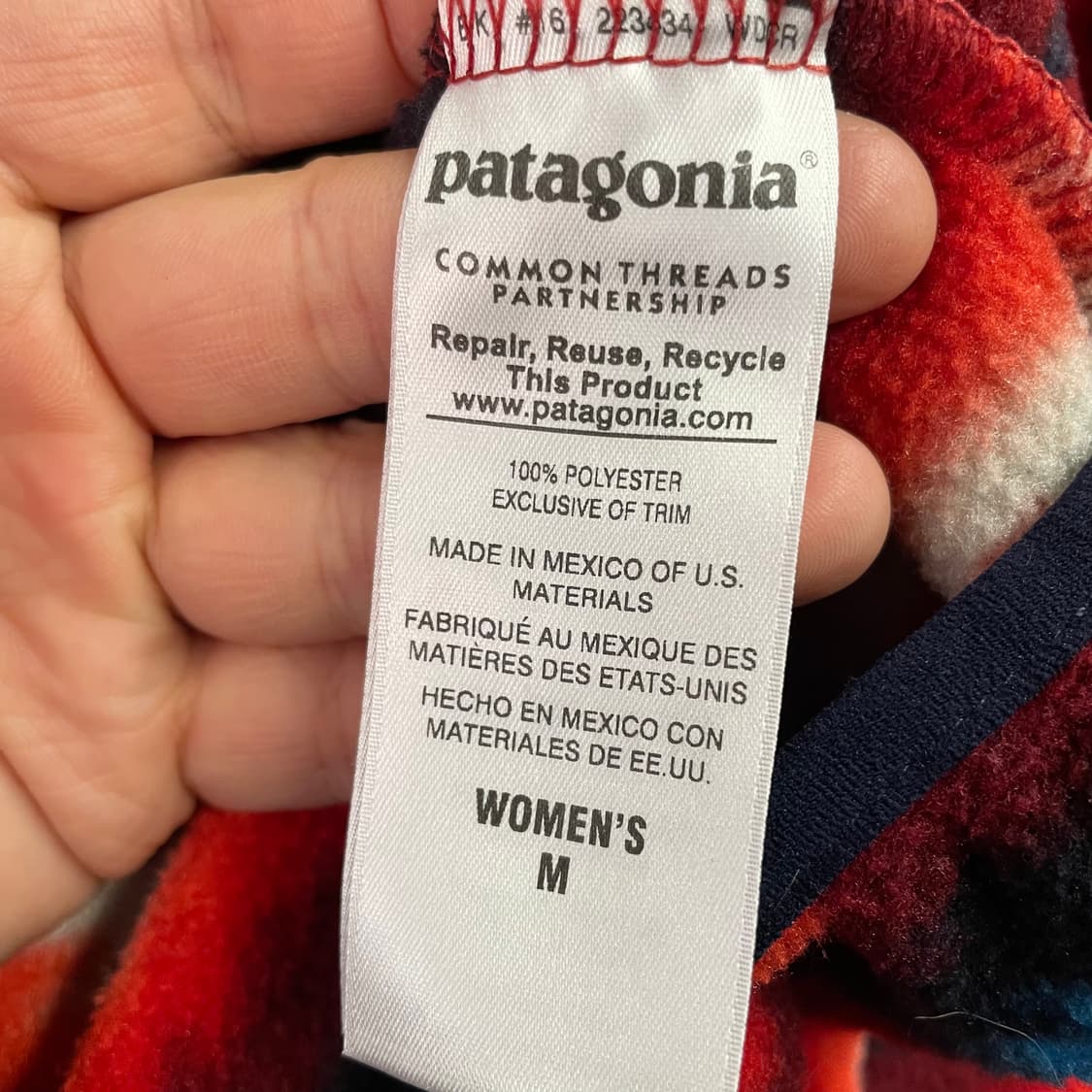 파타고니아 신칠라 아즈텍 플리스 풀오버 상품이미지9