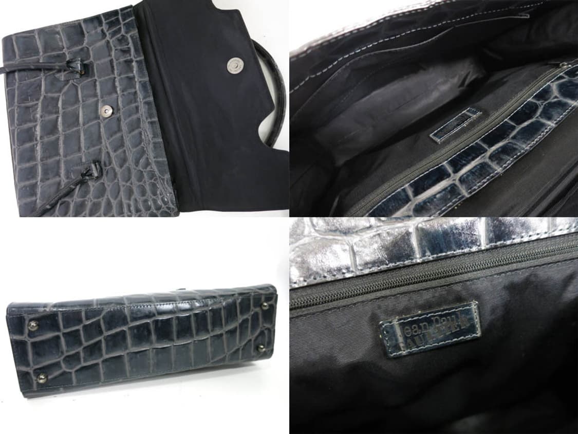 장폴고티에 크로크 몰드 가죽 핸드백 y2k 상품이미지4