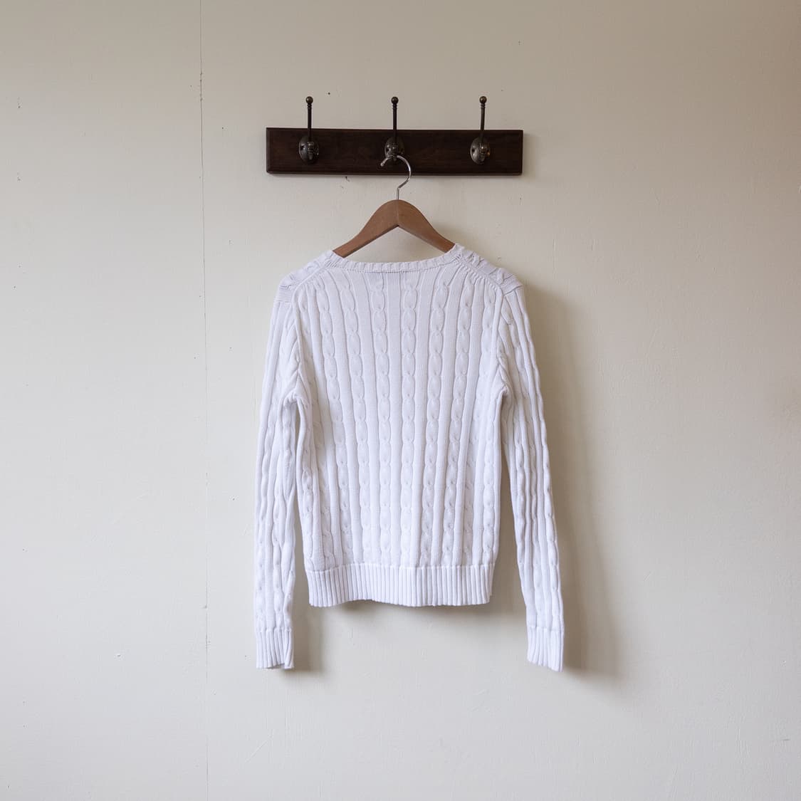 폴로랄프로렌 화이트 케이블 스웨터 상품이미지5