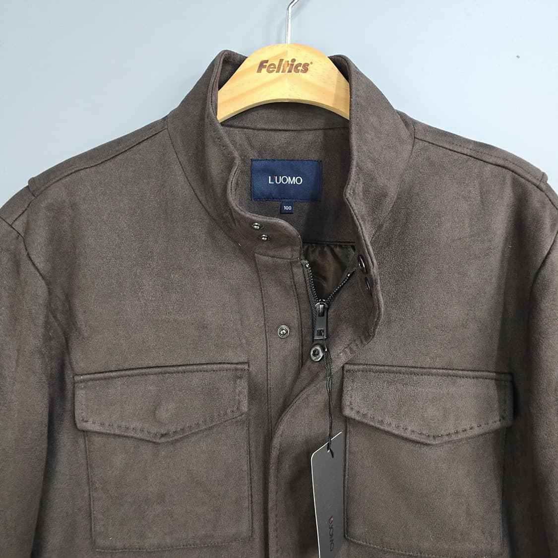 새제품)루오모(LUOMO) 스웨이드 터치 필드자켓 100 상품이미지2