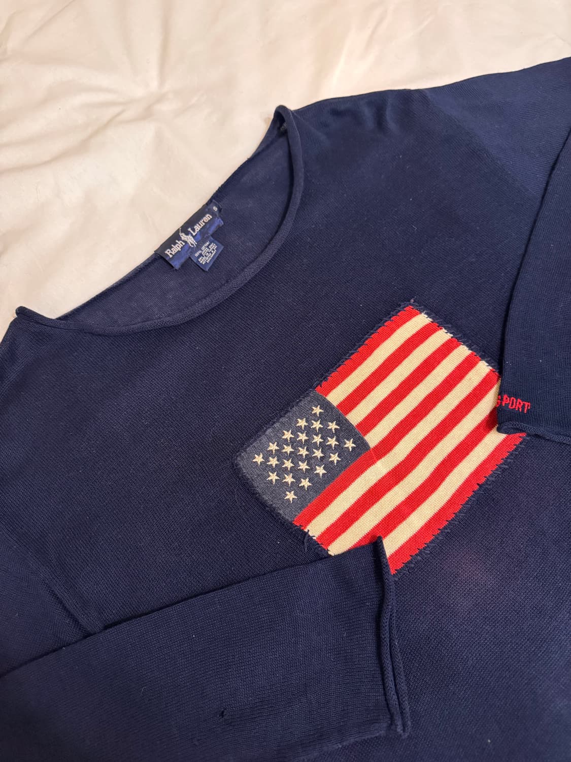 랄츠로렌 성조기니트 상품이미지7