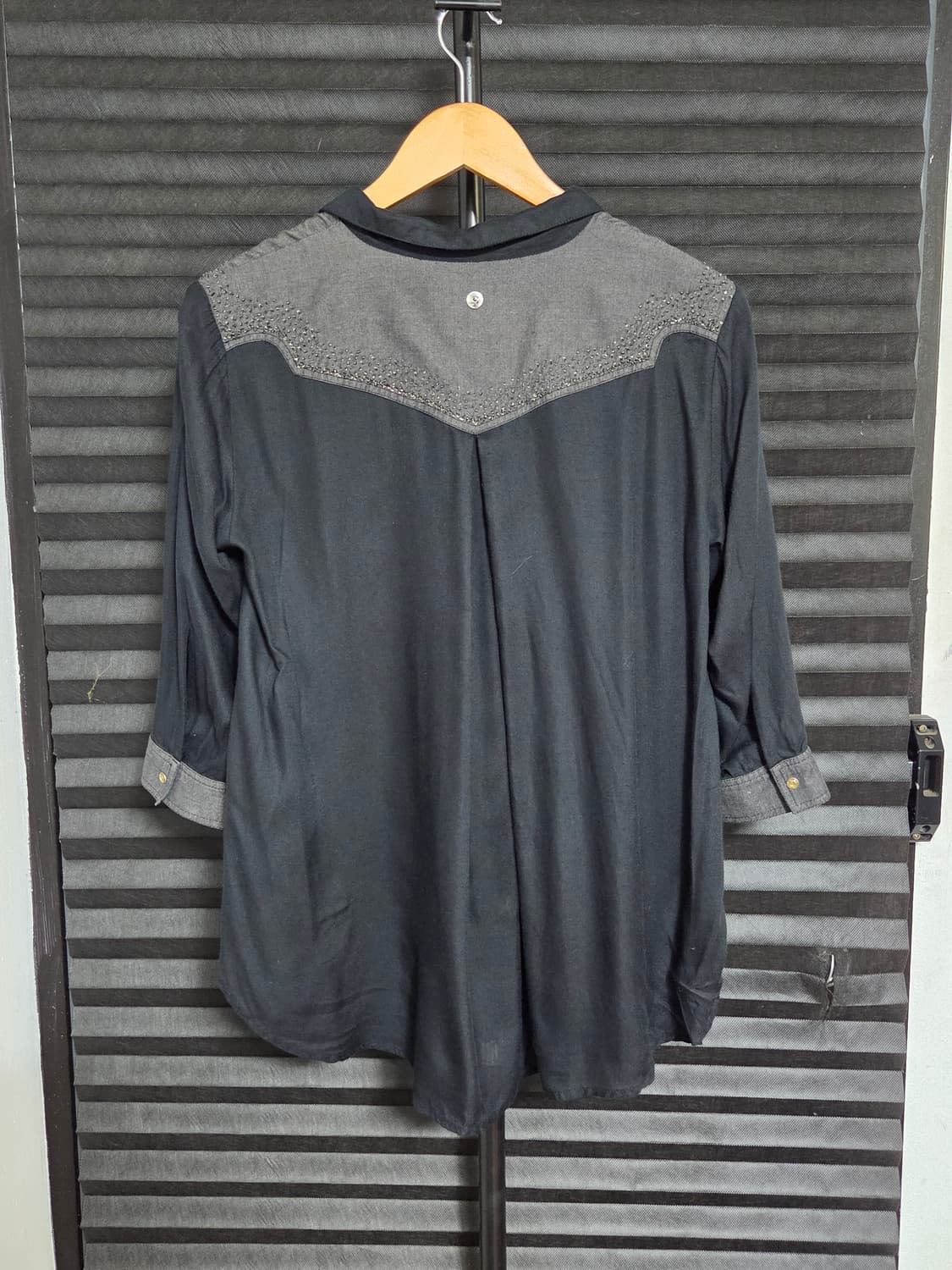 [디젤] 웨스턴 스터드 요크 비스코스 셔츠 | 00151 상품이미지7