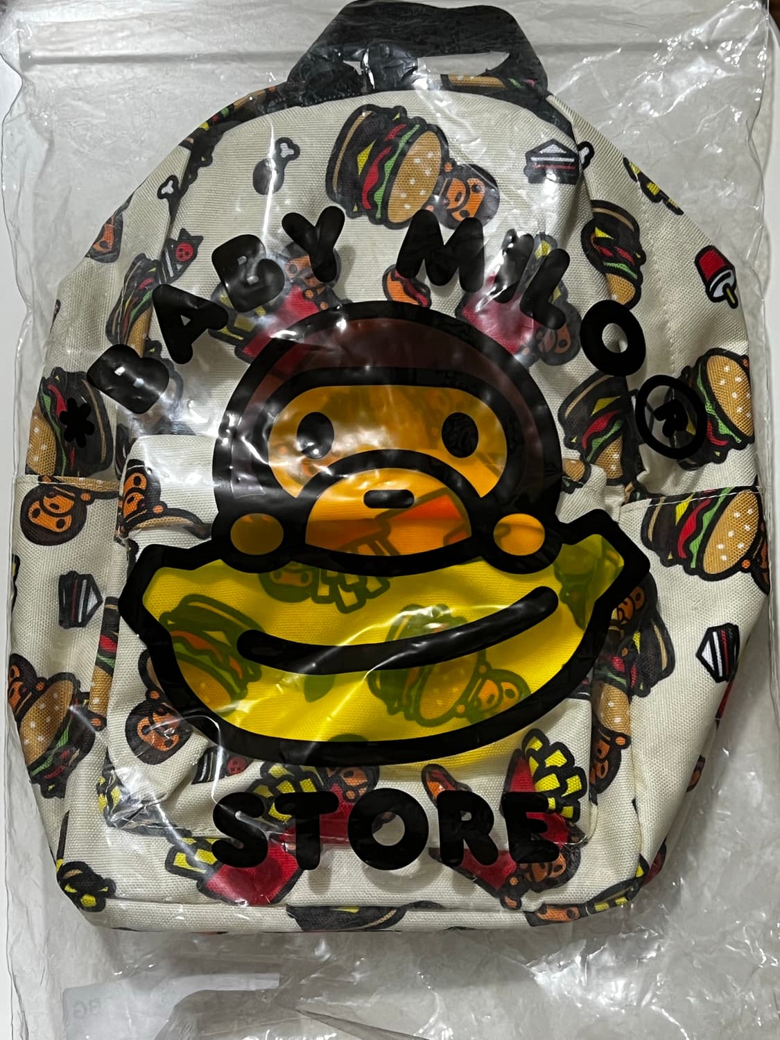 베이프 베이비마일로 햄버거 백팩 상품이미지2