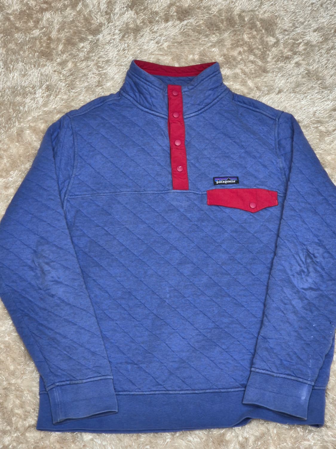 파타고니아 오가닉 코튼 퀼트 스냅티 M 상품이미지1