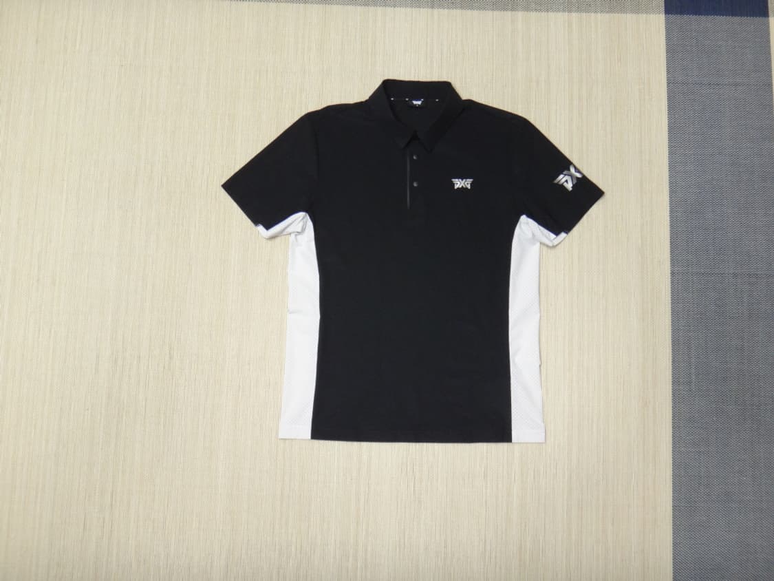(XL/105) PXG 골프 타공 카라 반팔 스판 티셔츠 상품이미지1