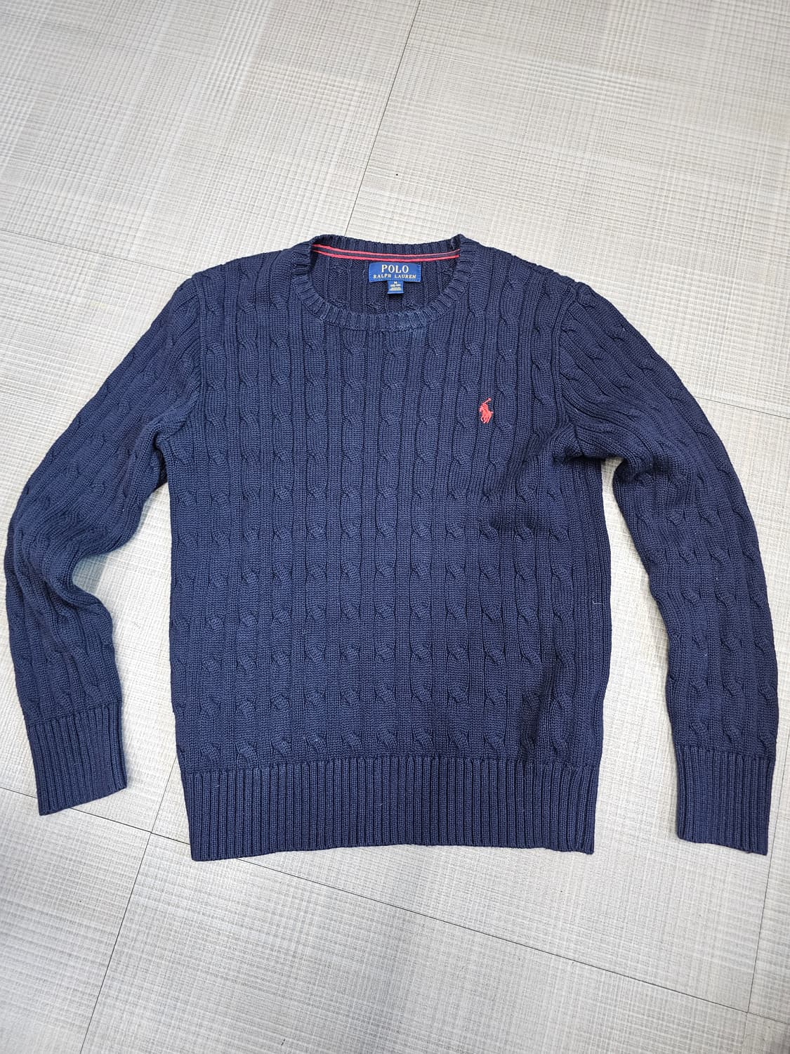 폴로 랄프로렌 꽈배기 니트 상품이미지1