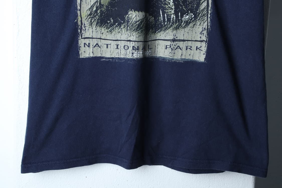 (M-XL) 길단 반팔 티셔츠 90s 년도 USA 요세미티-7B58 상품이미지4