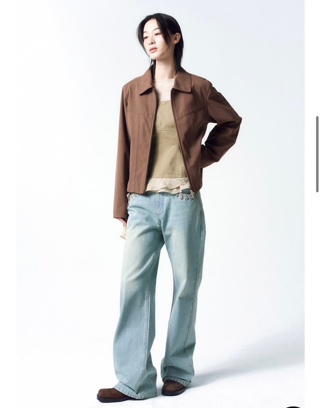 인사일런스 우먼 스웨이드 재킷 상품이미지2