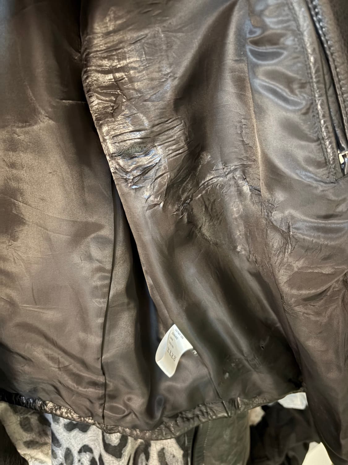 ekam 카우 레더 자켓 상품이미지4