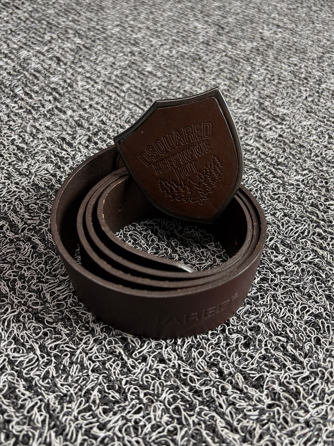 디스퀘어드 Y2K 빅버클 아메카지 레더 벨트 3195 상품이미지1