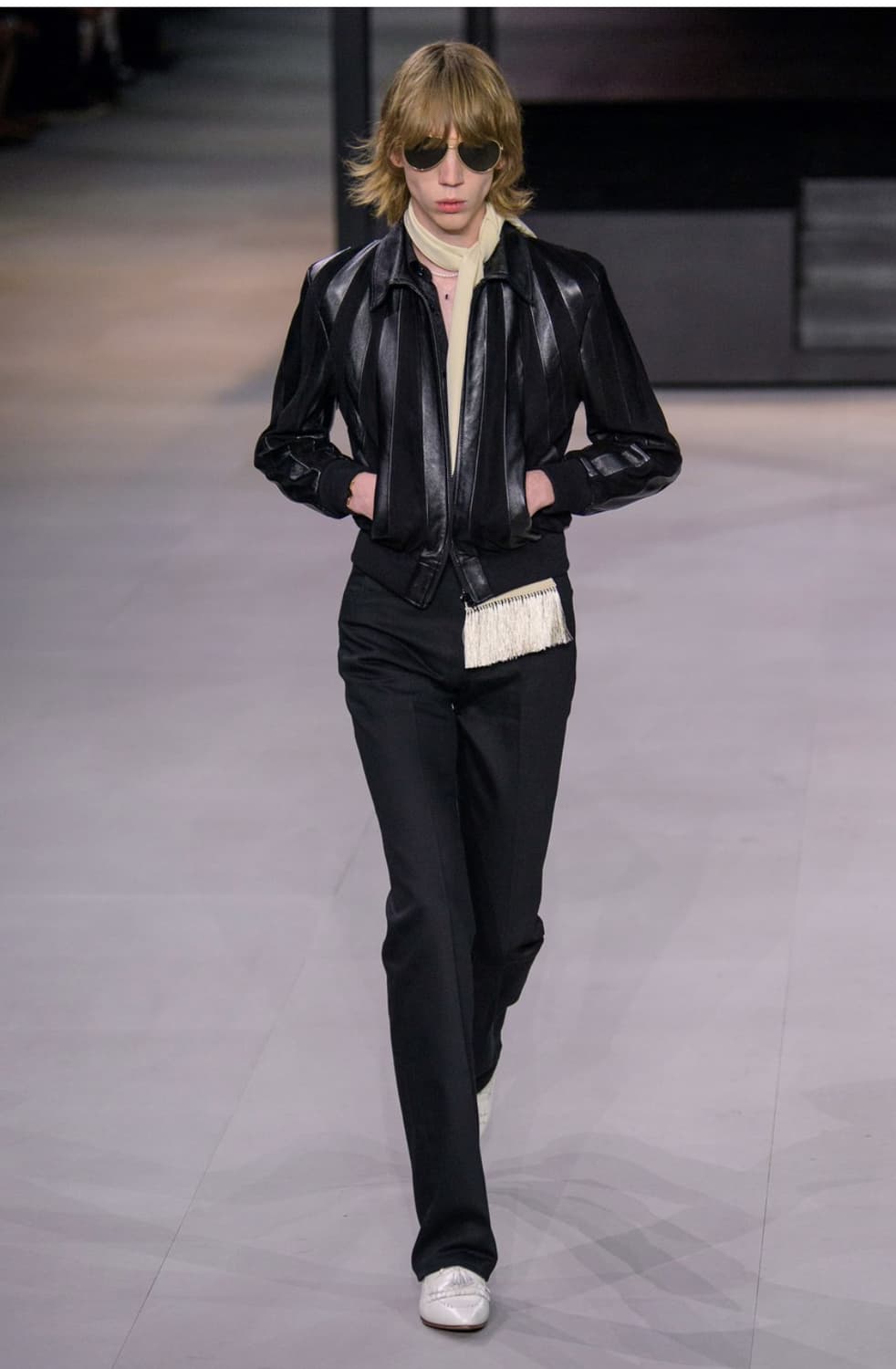 셀린 스웨이드 & 레더 자켓 54 상품이미지1