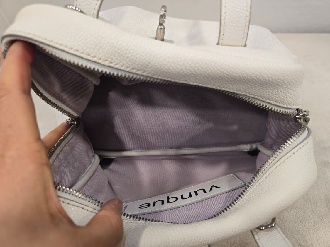 분크 토크 토트 스몰 라이트 베이지/화이트 토트백 가방 상품이미지7