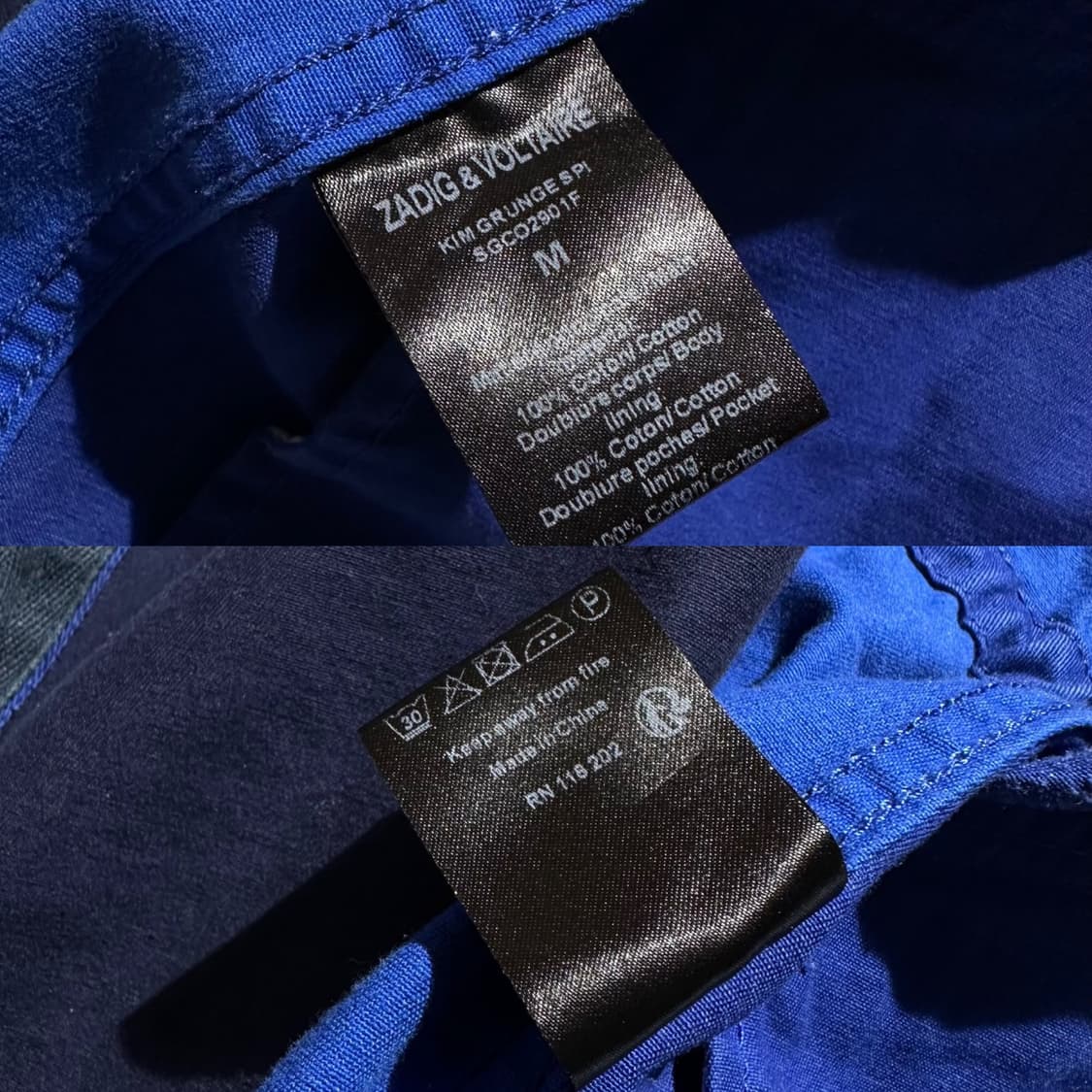 쟈딕 & 볼테르 데님 야상 셔츠 자켓 상품이미지10