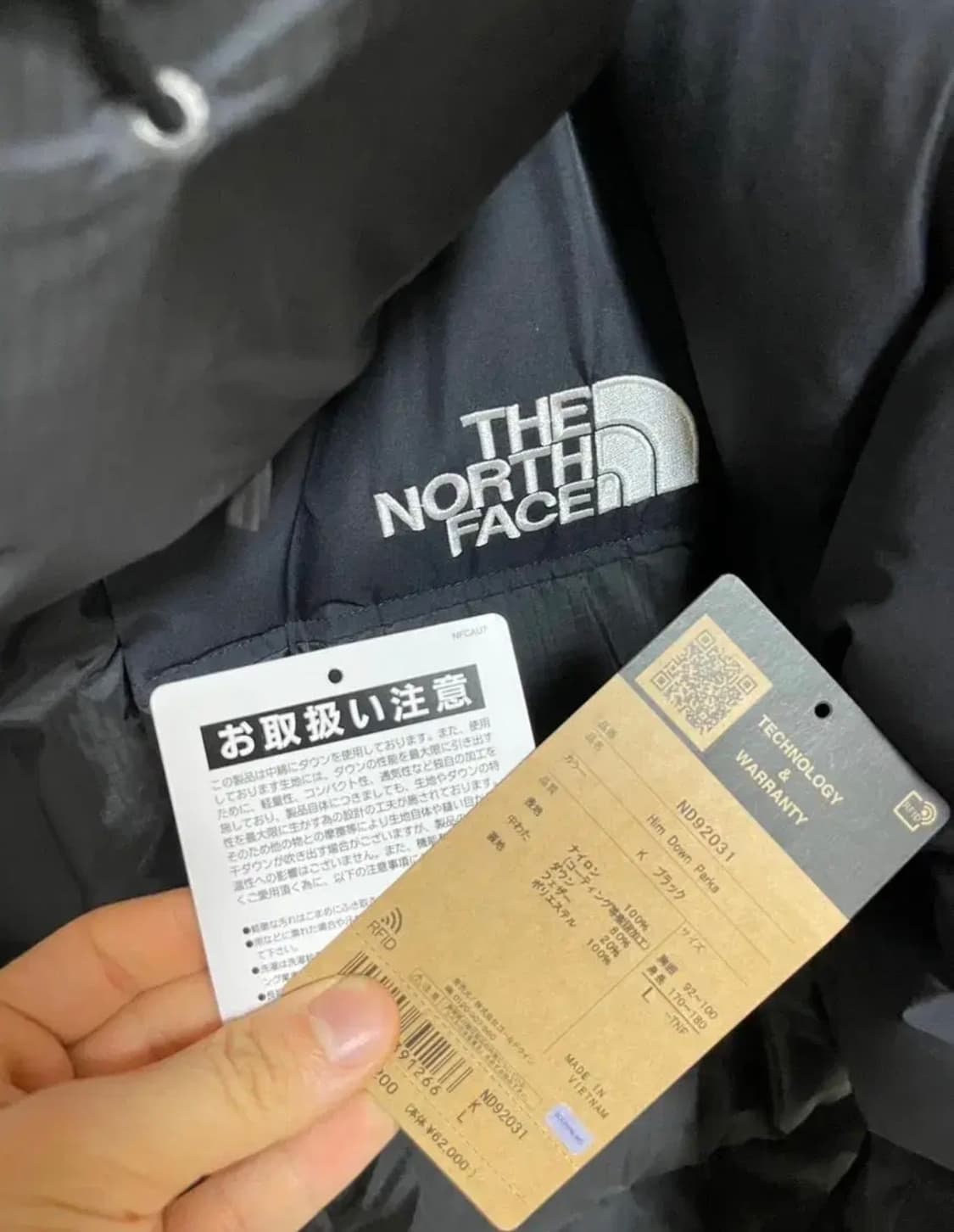 노스페이스 힘 다운 파카 블랙 상품이미지4