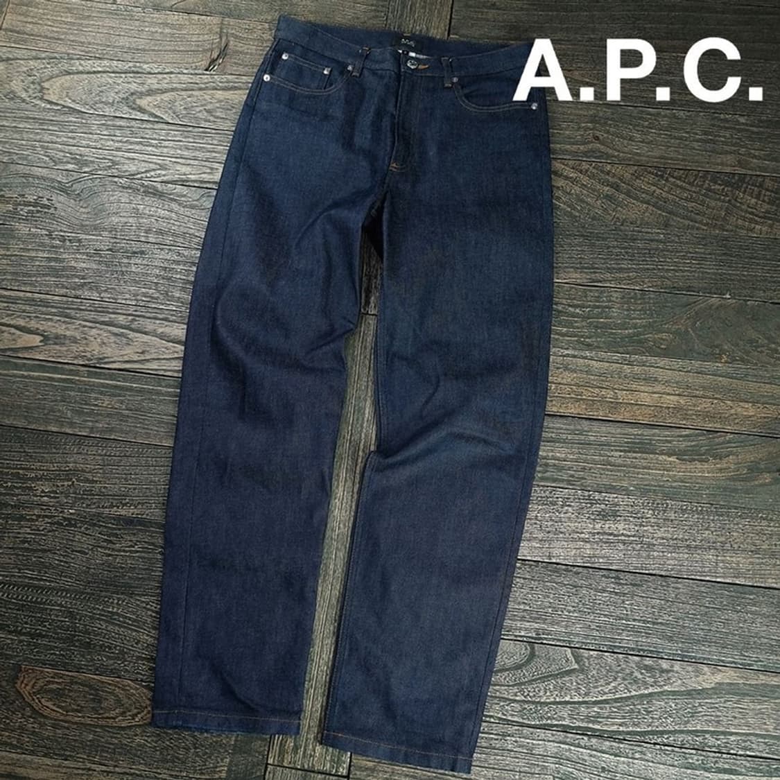 [아페쎄] 진 마틴 슬림핏 생지 데님 팬츠 청바지 P01499 상품이미지1