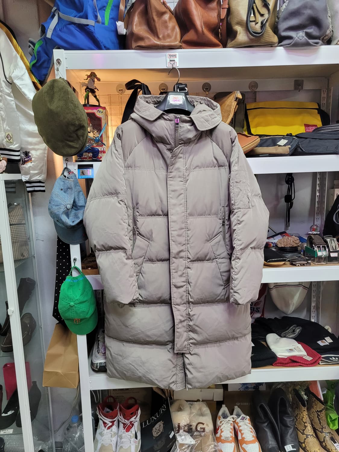 Design United 디자인유나이티드 후드 롱 패딩 오리털 상품이미지1