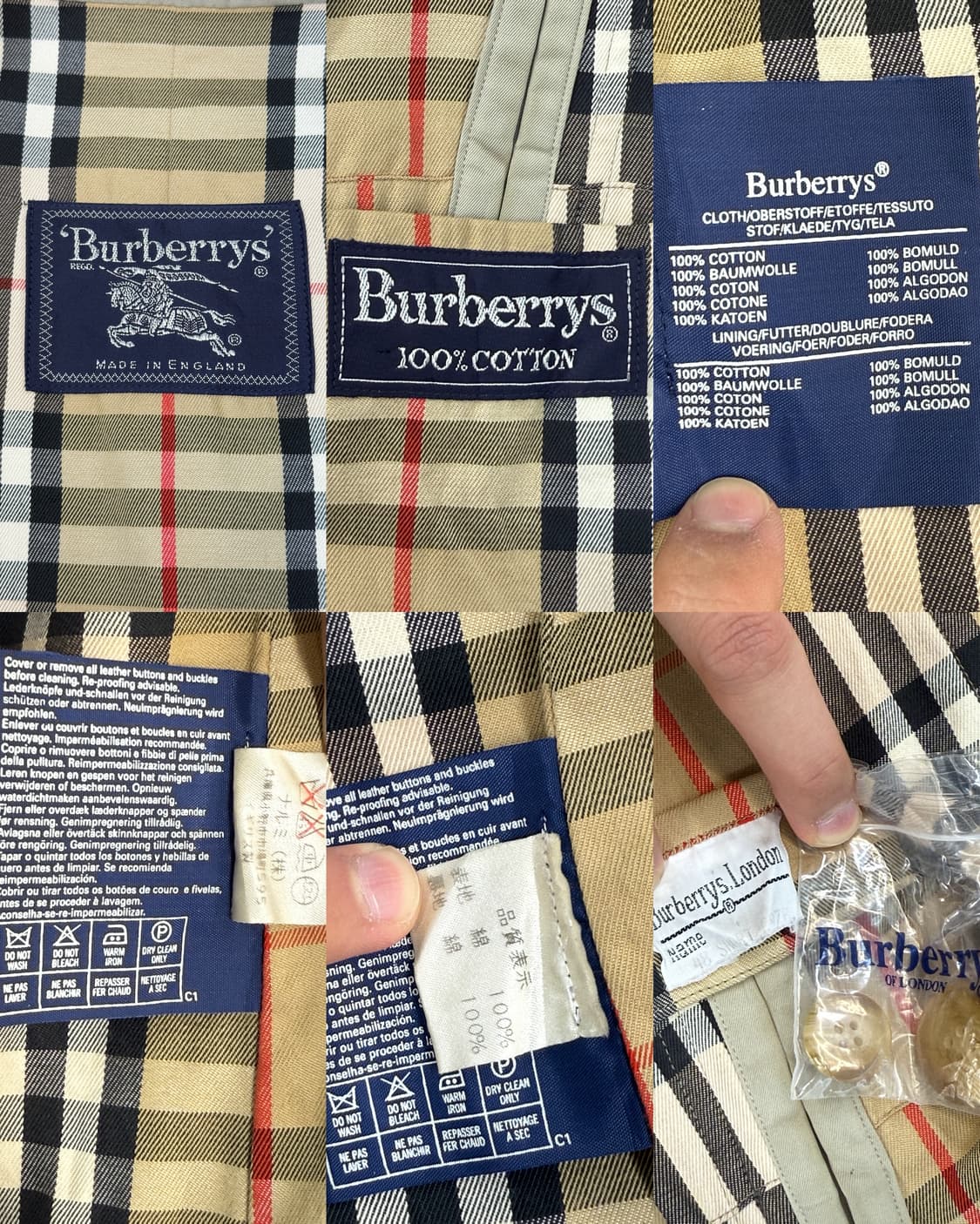 버버리 90‘s 발마칸 트렌치 코트 상품이미지6