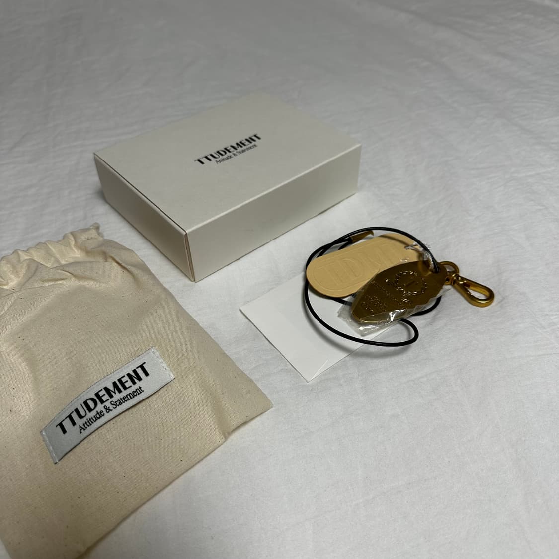 튜드먼트 메탈 키 참 골드 상품이미지8