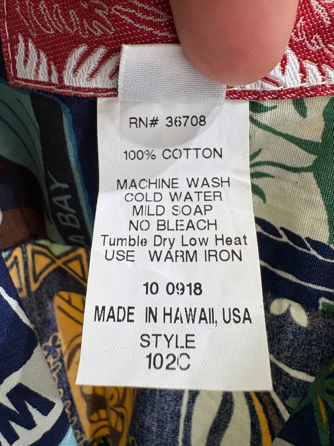RJC (Made in Hawaii) 셔츠 상품이미지7