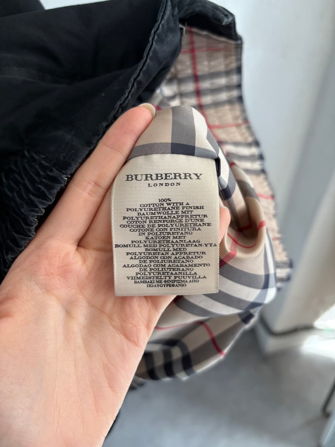 Burberry 버버리 런던 블랙 헤링턴 자켓 상품이미지5