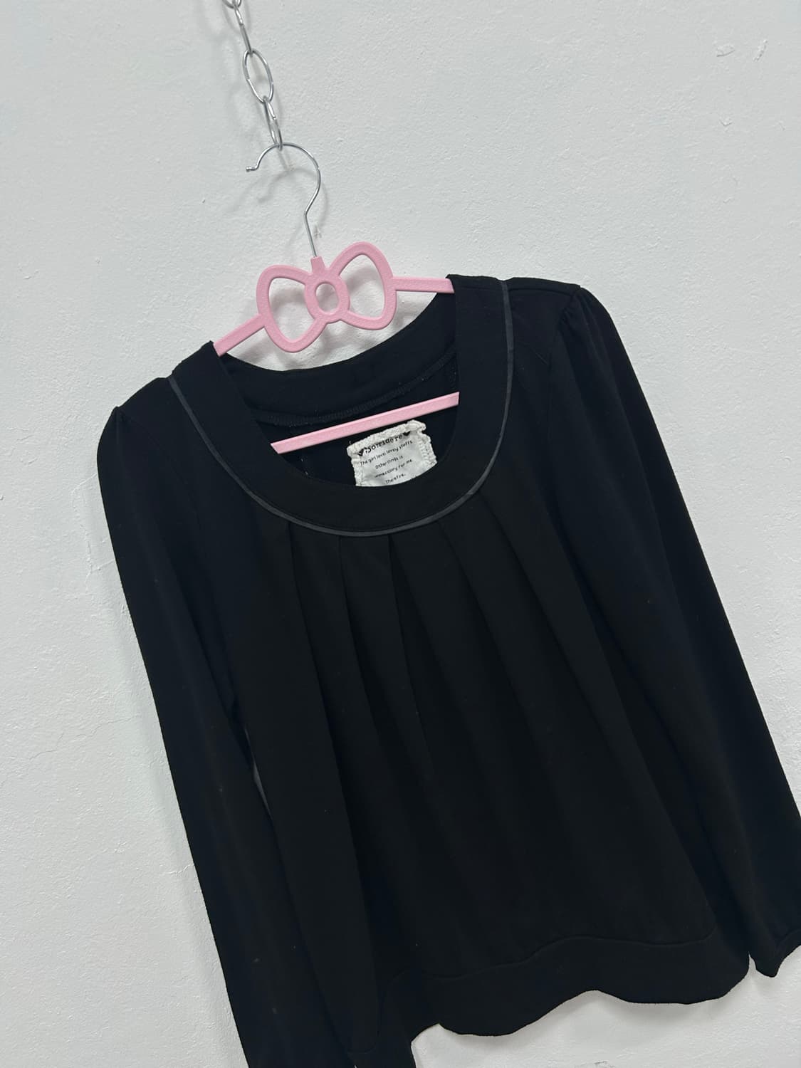 [SORRIDERE] 소리데레 공겜여주 로걀 도트 블라우스 상품이미지7