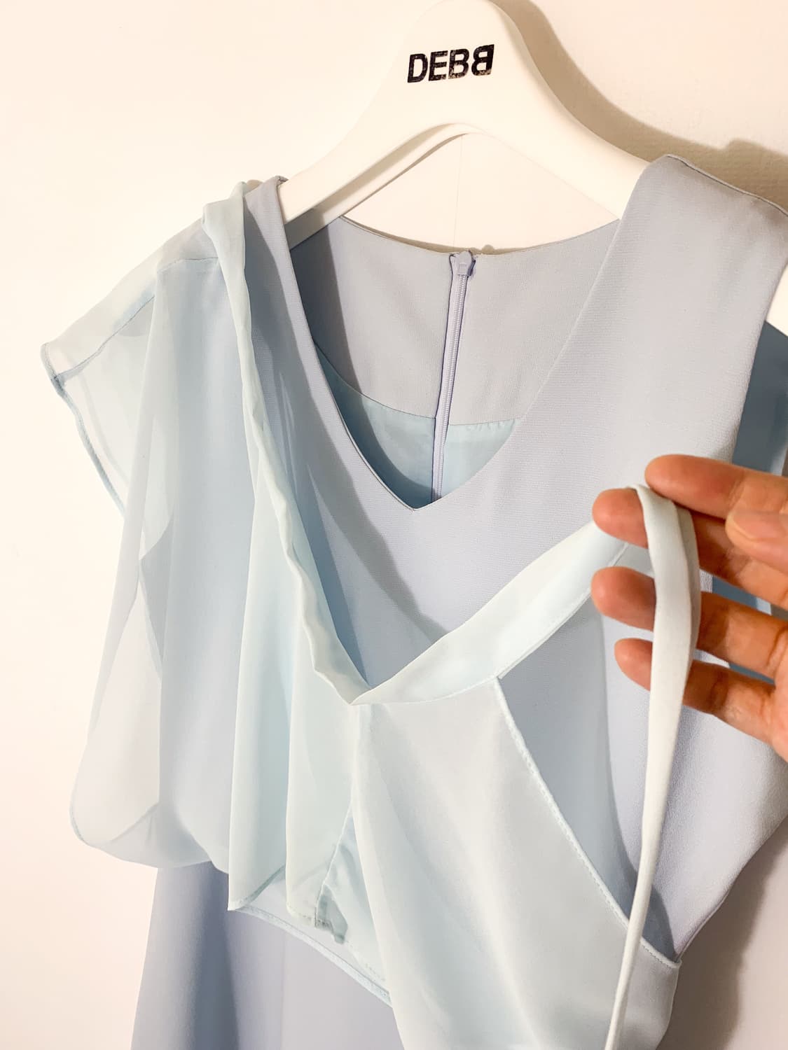 JI- SOO 하늘색 원피스 상품이미지4