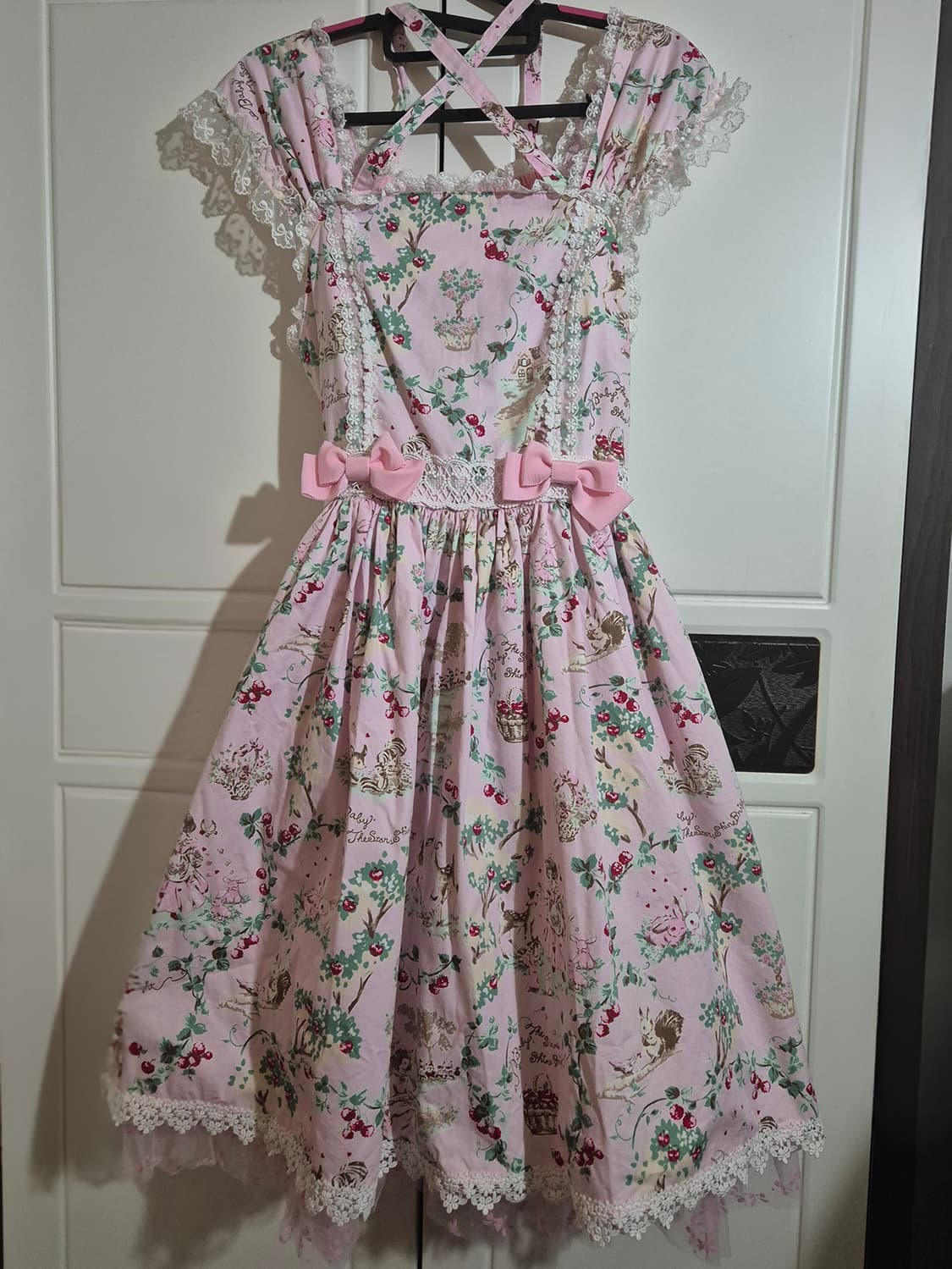 베이비 더 스타 샤인브라이트 백설공주 프린팅  jsk 로리타양복 로리타 상품이미지1