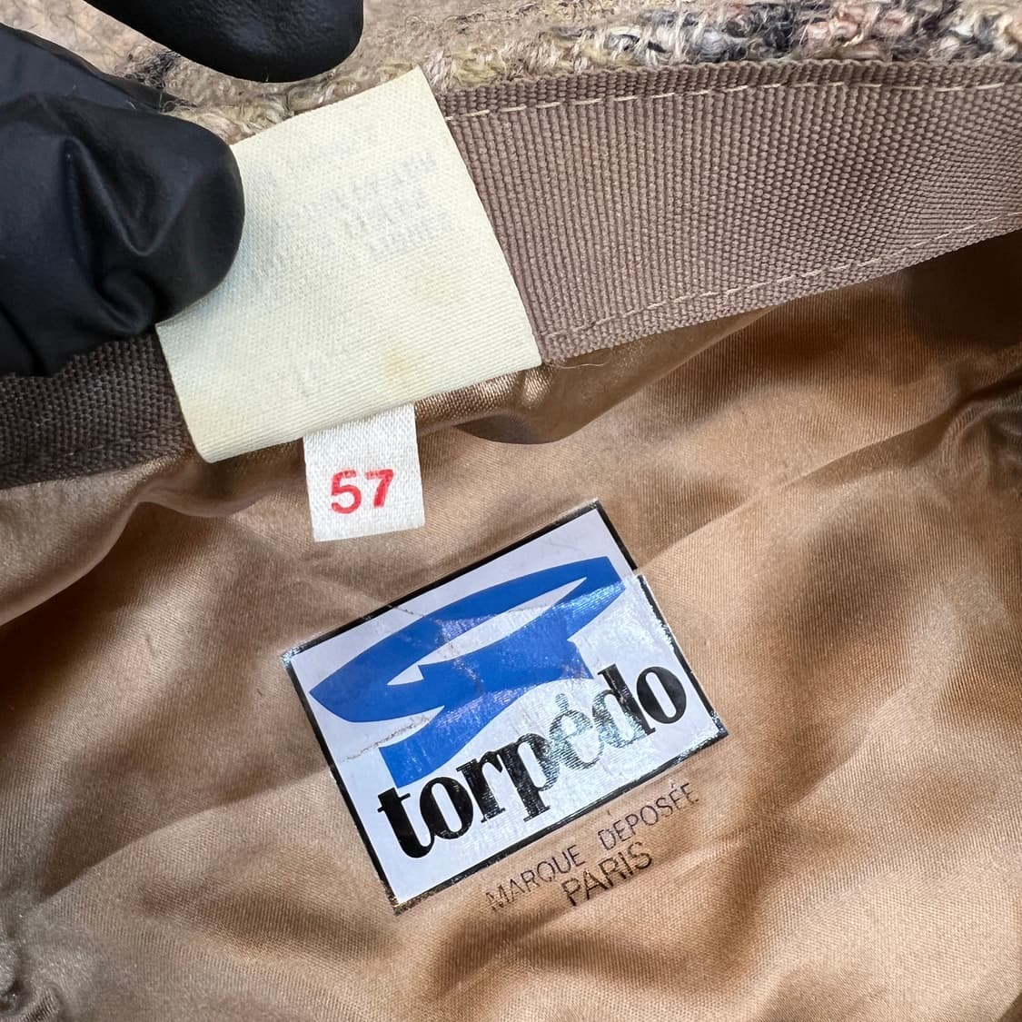 Torpedo 트위드 뉴스보이 캡 상품이미지7