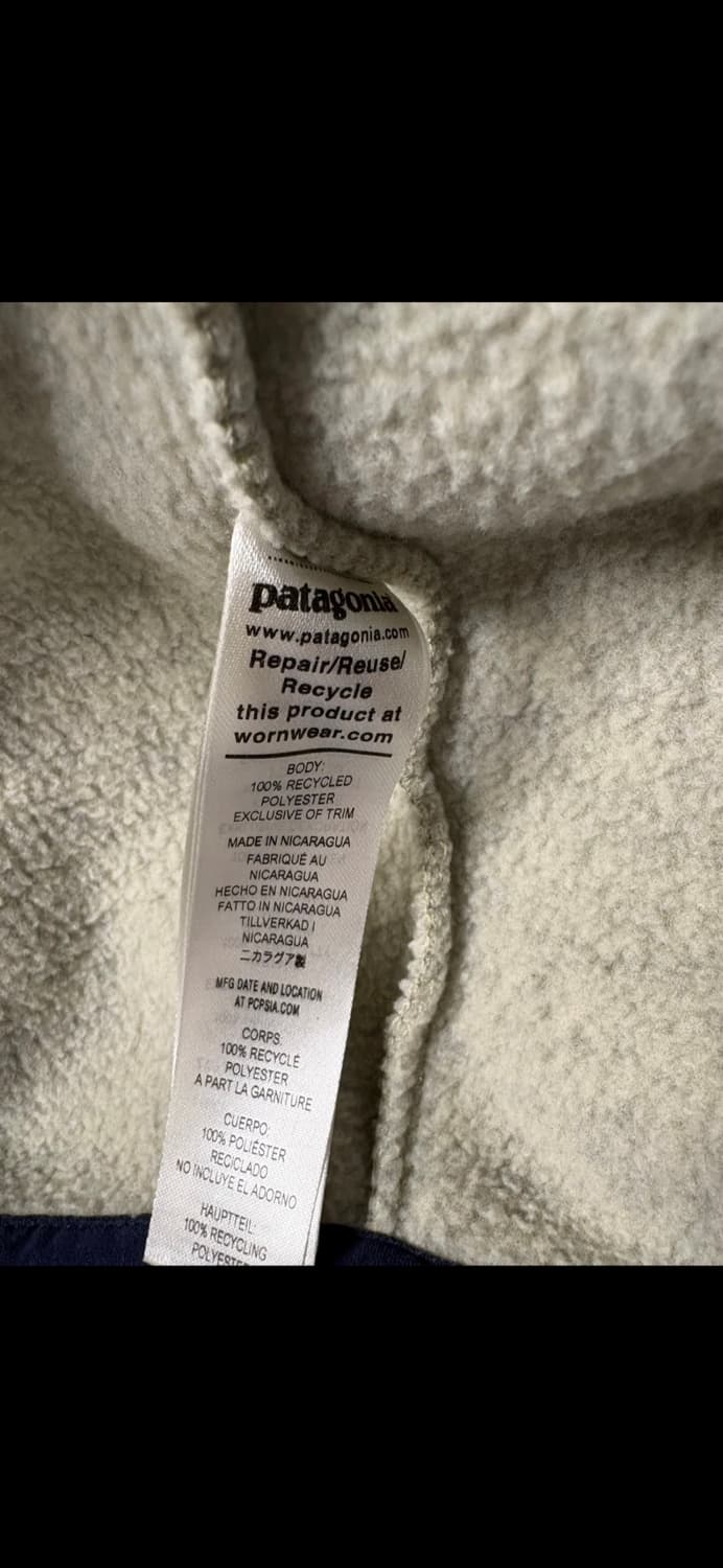 파타고니아 신칠라 풀오버 후리스 M 상품이미지4