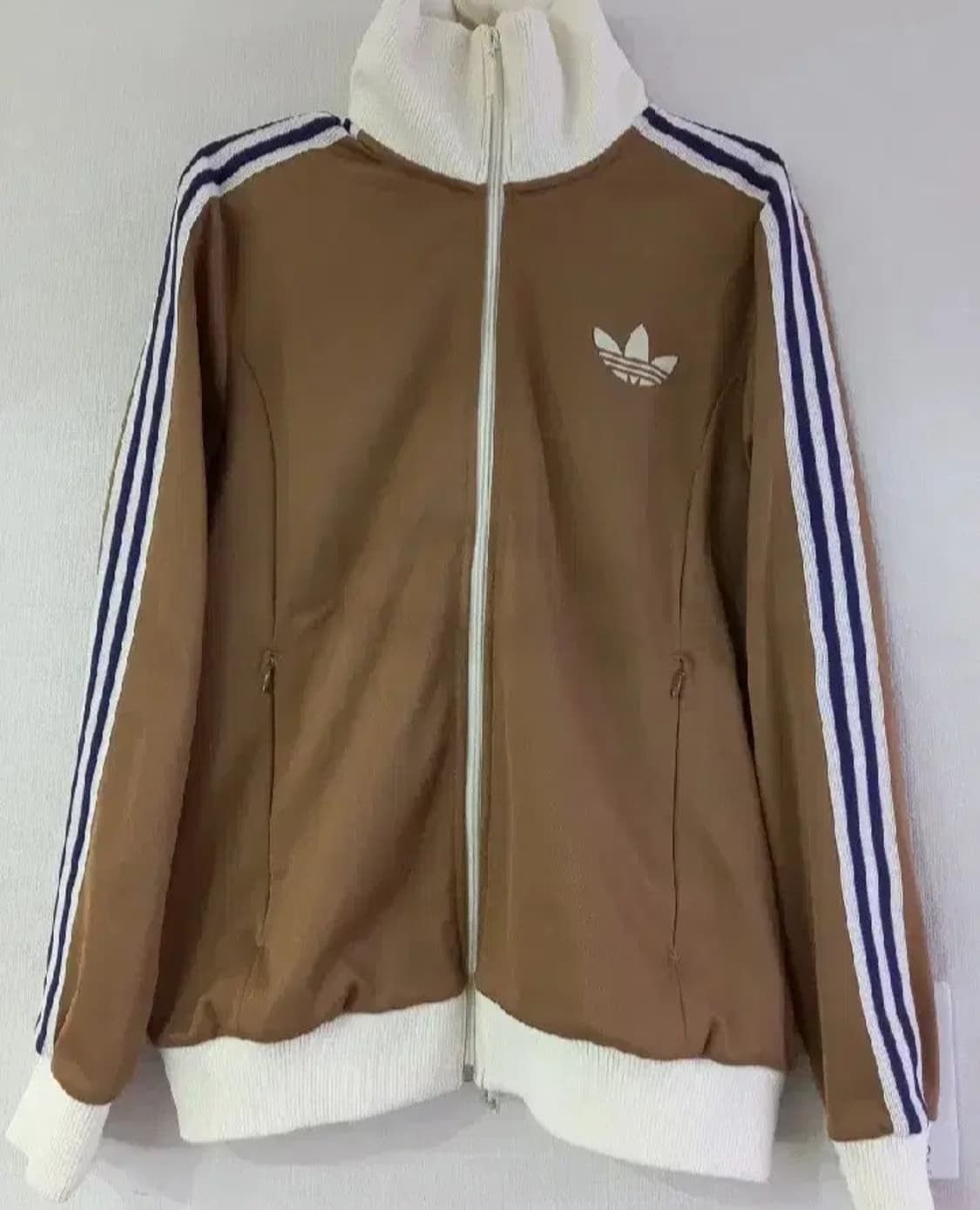 아디다스 희귀 대장급 헤리티지 브라운 트랙탑 저지 져지집업 95/M 상품이미지1