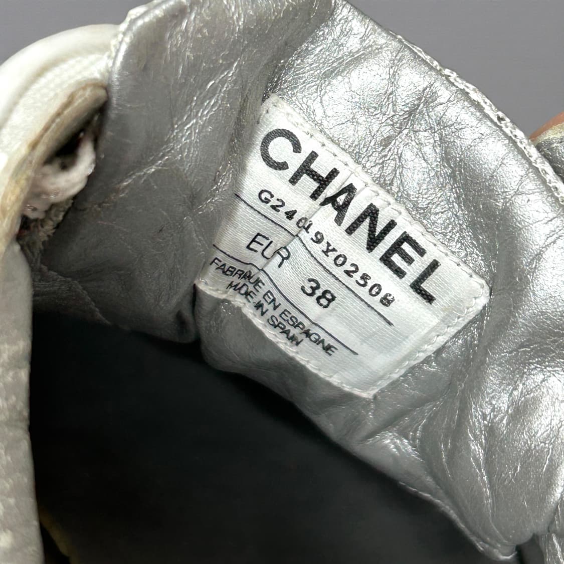 38/ 샤넬 04AW CC로고 로우탑 스니커즈 상품이미지8