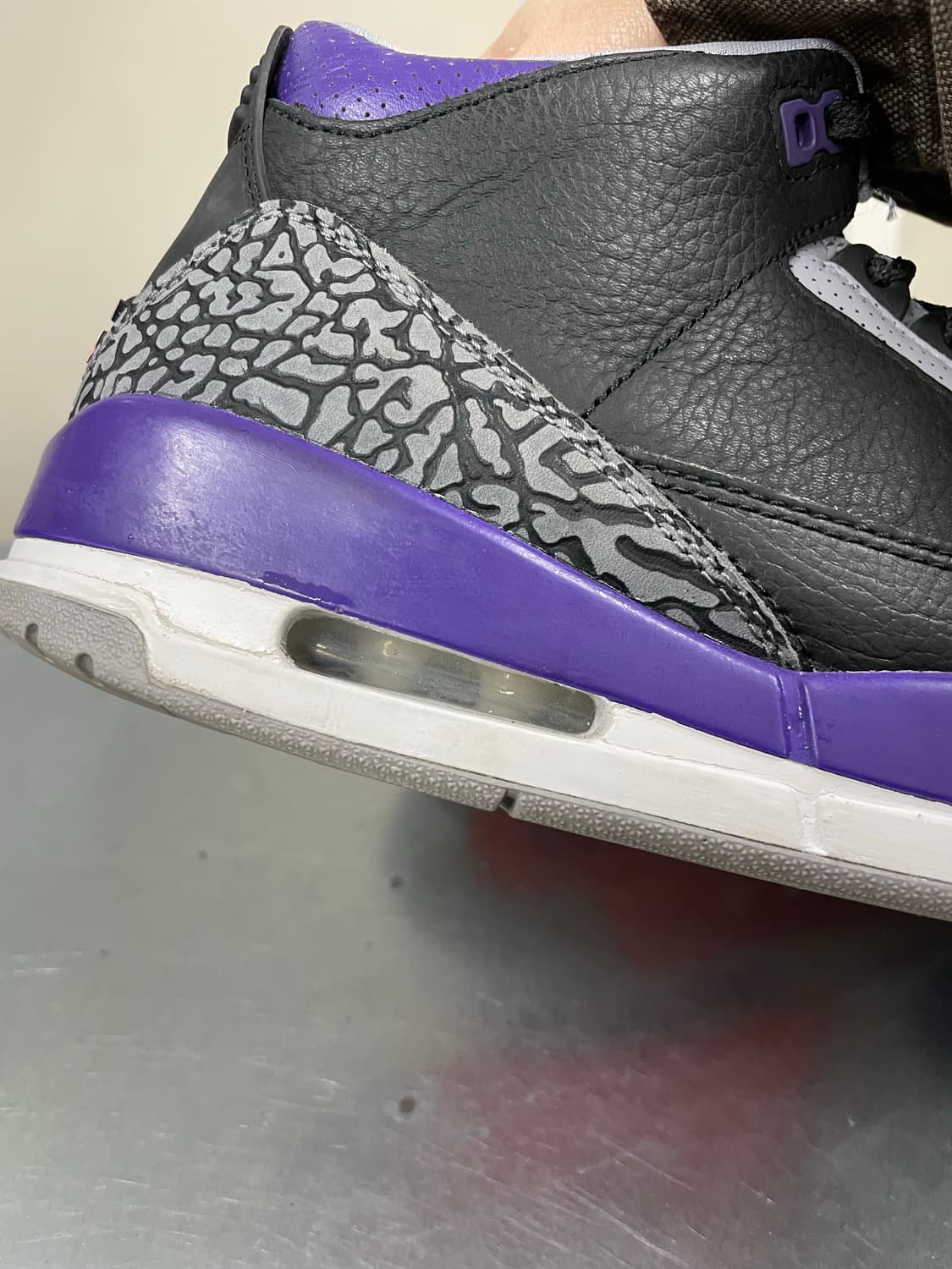 나이키 조던3 레트로 코트 퍼플 285 (gr-4692) 상품이미지8