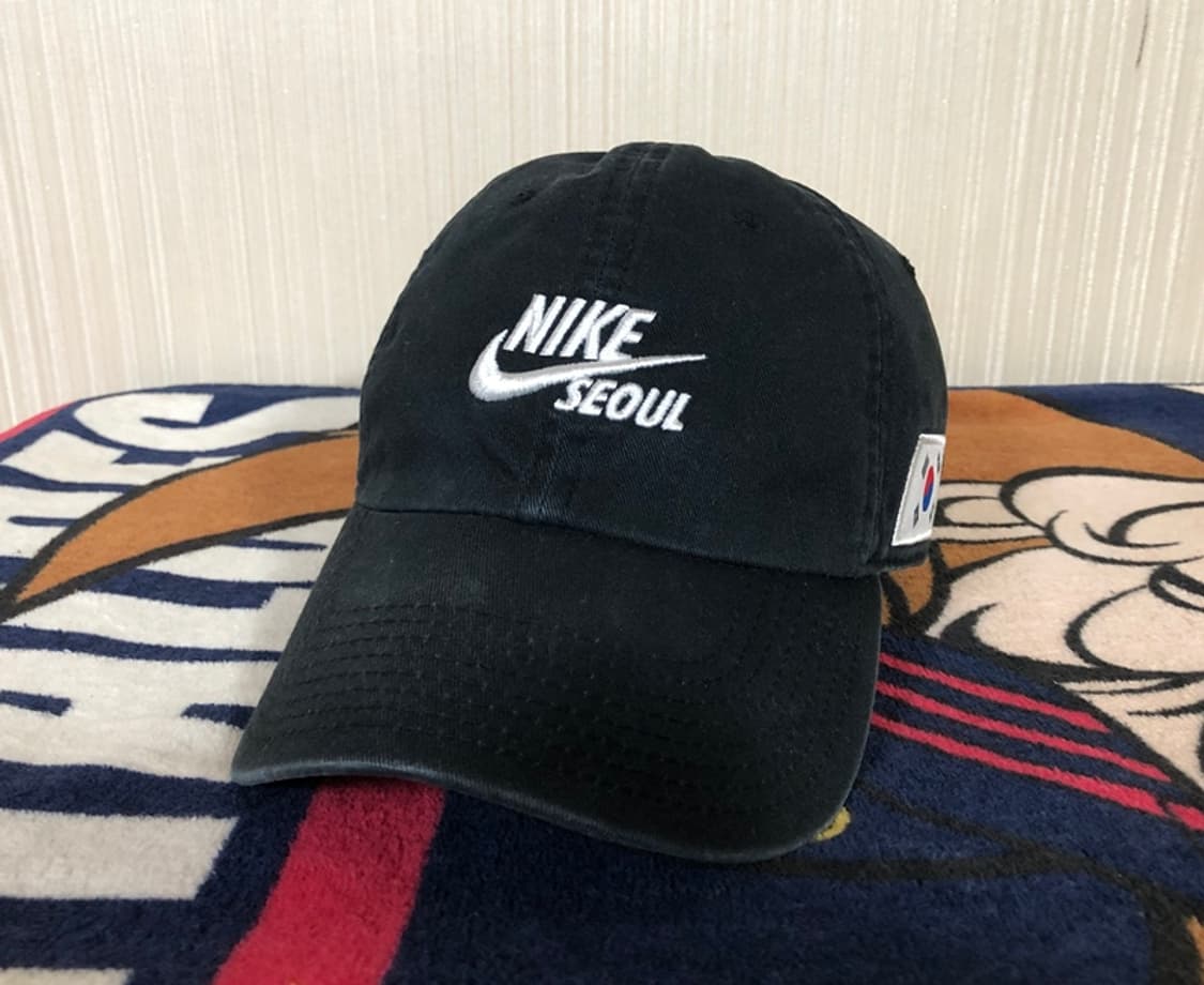 나이키서울(SEOUL) 한정모자/볼캡/태극기패치/블랙 상품이미지1