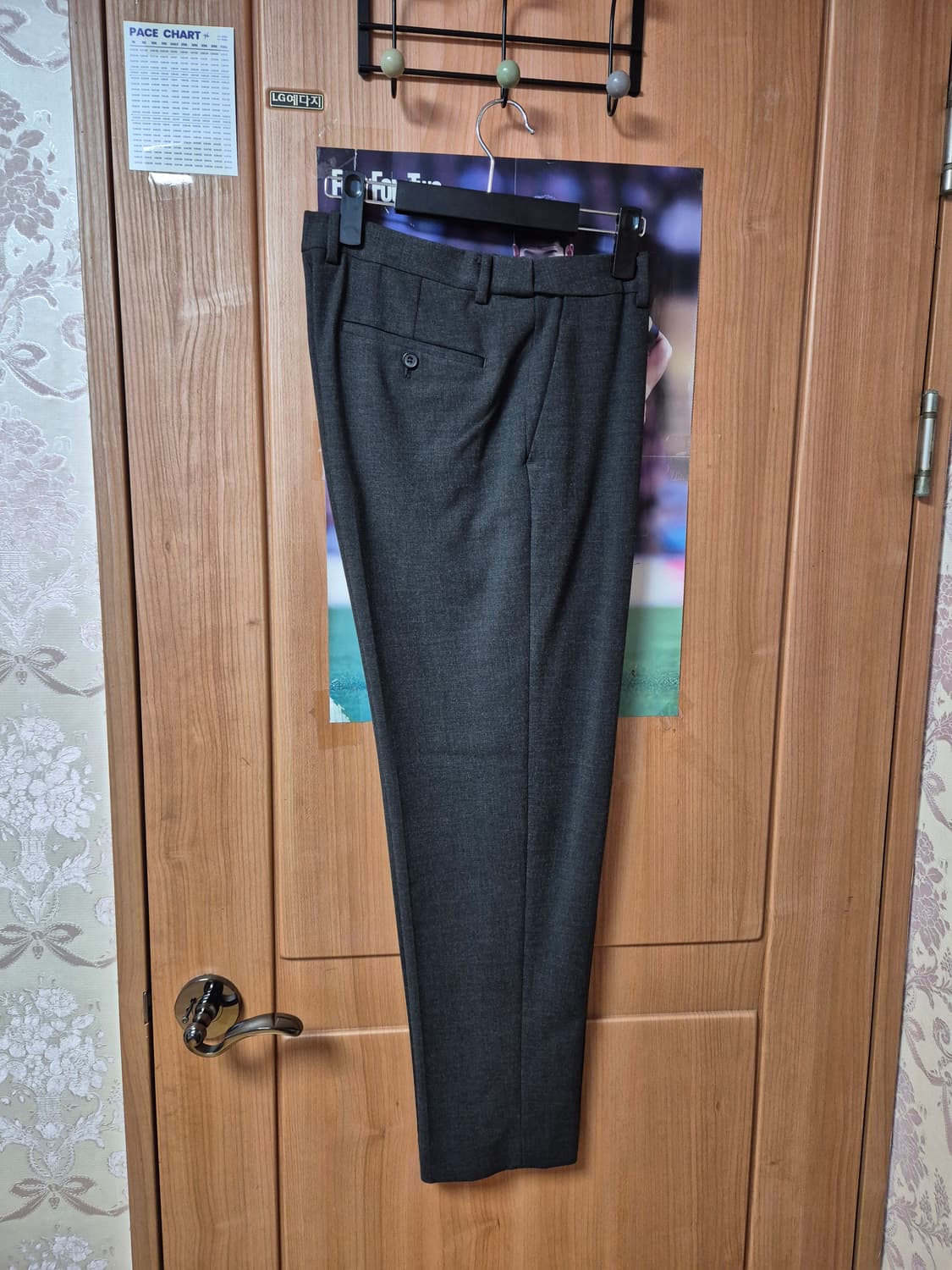 지오다노 테이퍼드 슬랙스 차콜그레이 33 상품이미지2