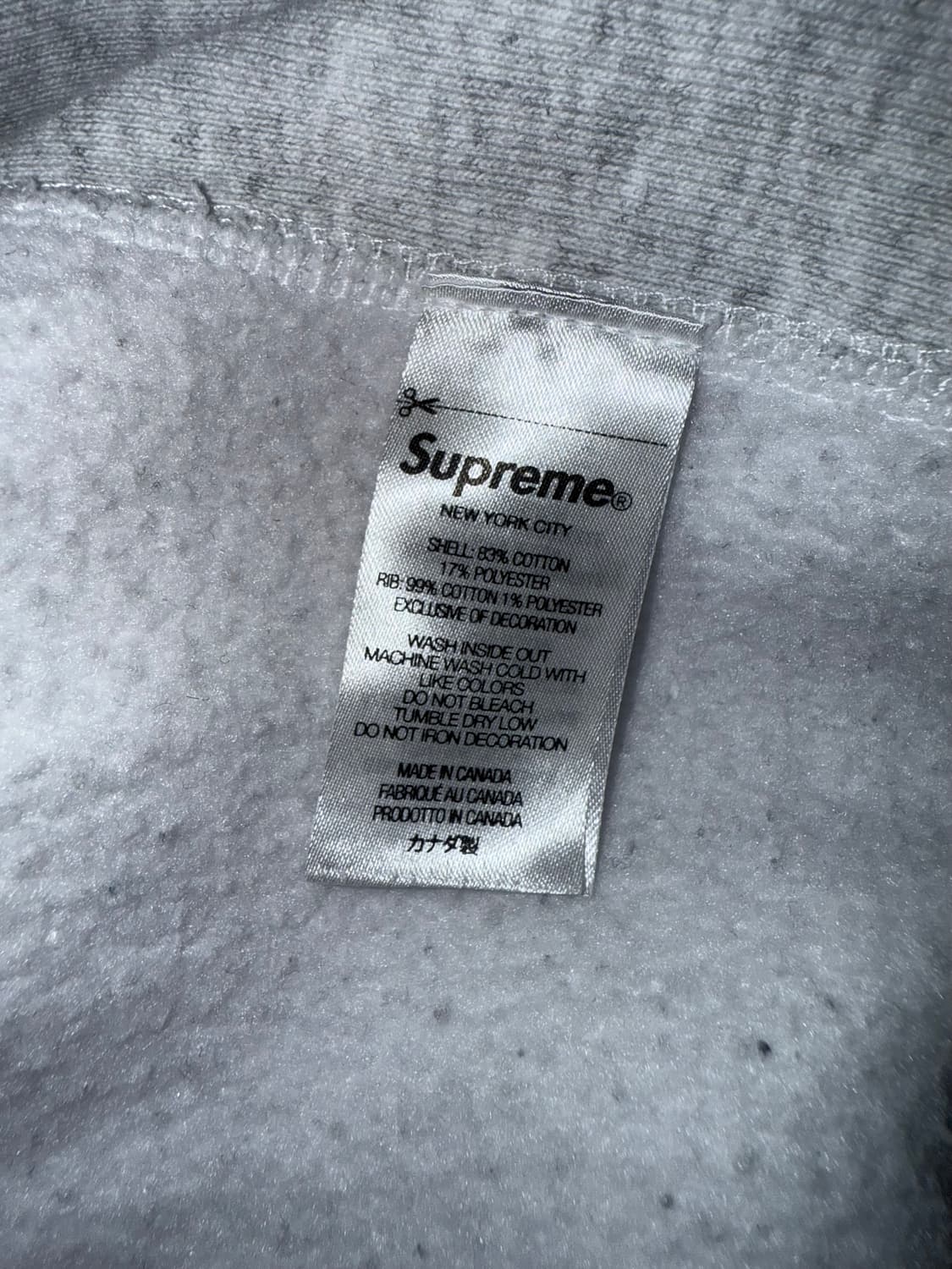 [XL] 슈프림 박스로고 카모 그레이 후드 상품이미지4