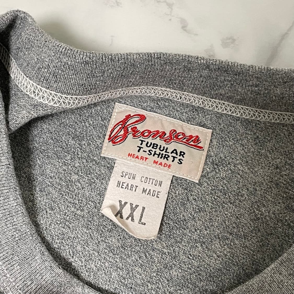 브론슨 루프휠 튜블라 티셔츠 멜란지 XXL 상품이미지4